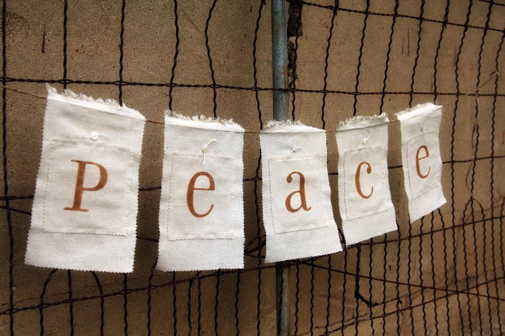 Fabric Word Banner
