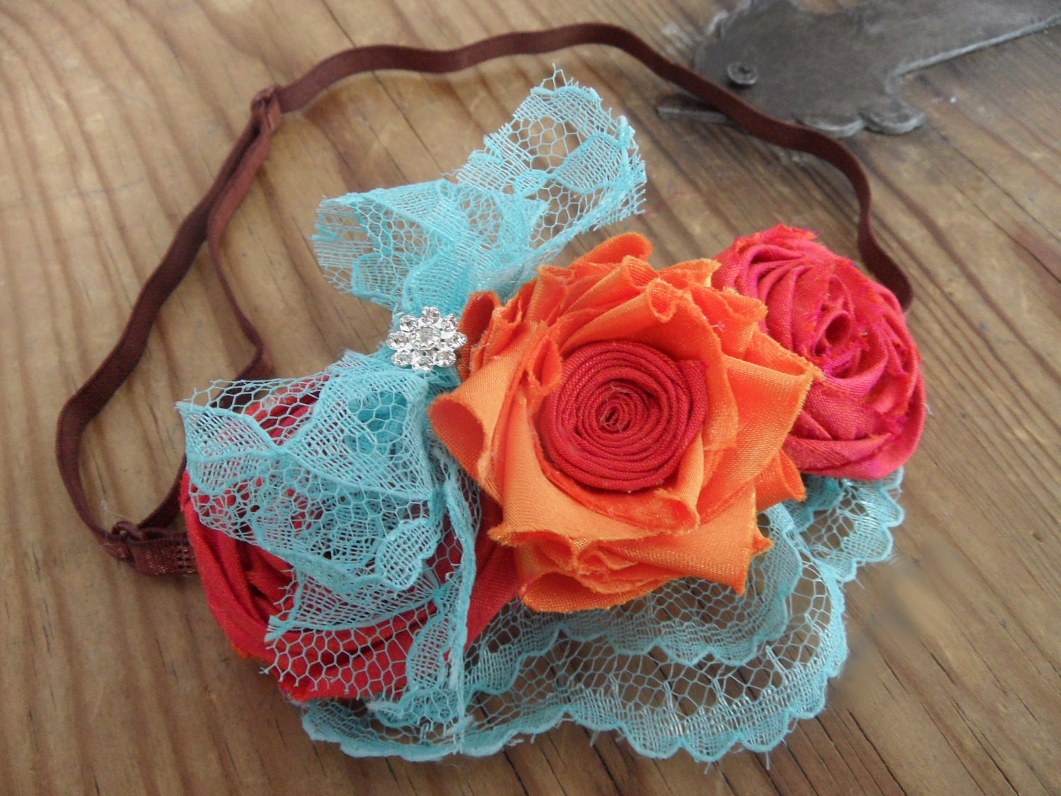 Fabric Flower Headband Tutorial NO SEW DIY Flower Pattern
