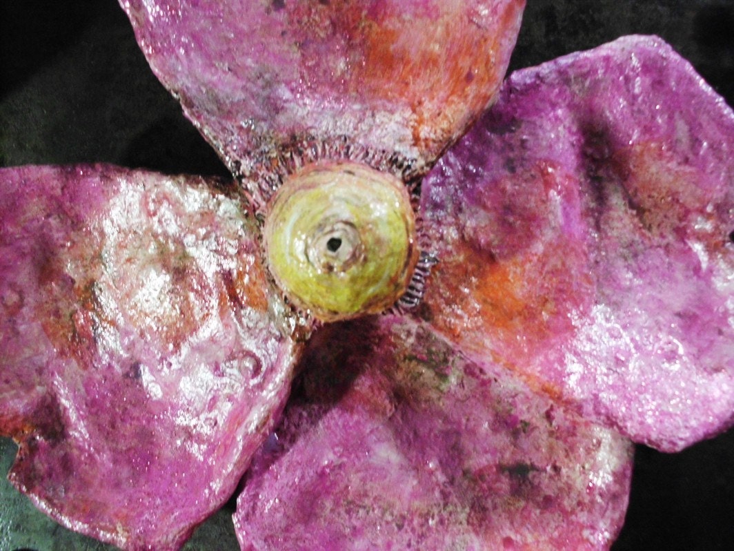 Paper Mache Spring and Summer Flowers (made to order)