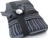 Iphone 5 Case / iphone 4 Cover / ipod Cozy / Morning Pinstripe suit fabric