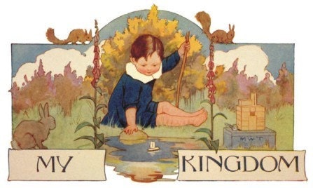 Art Deco Style Margaret Tarrant Children's Decals Set