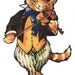 Hey Diddle Diddle Restored Vintage Style 1920's Children Nursery Decals