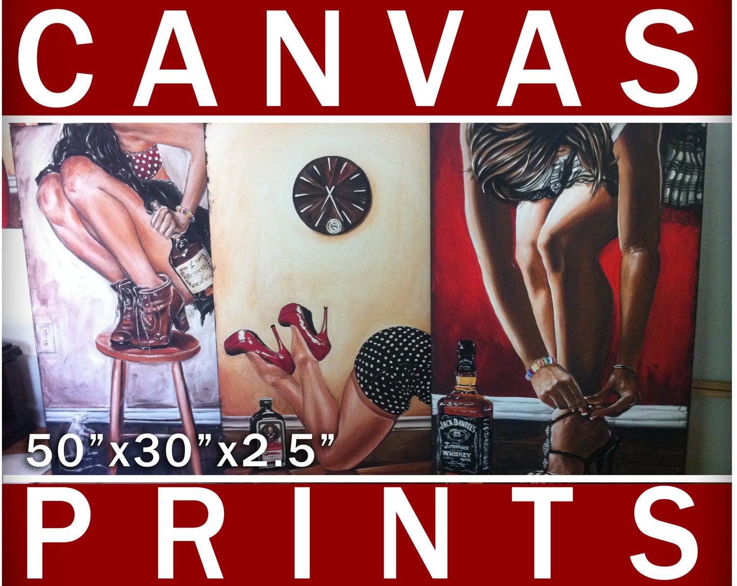 CANVAS PRINTS Jeremy Worst Collection  Free Shipping Limited Edition Original Giclee Prints