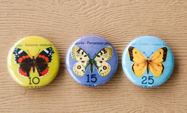 Butterfly Magnet Set (3)
