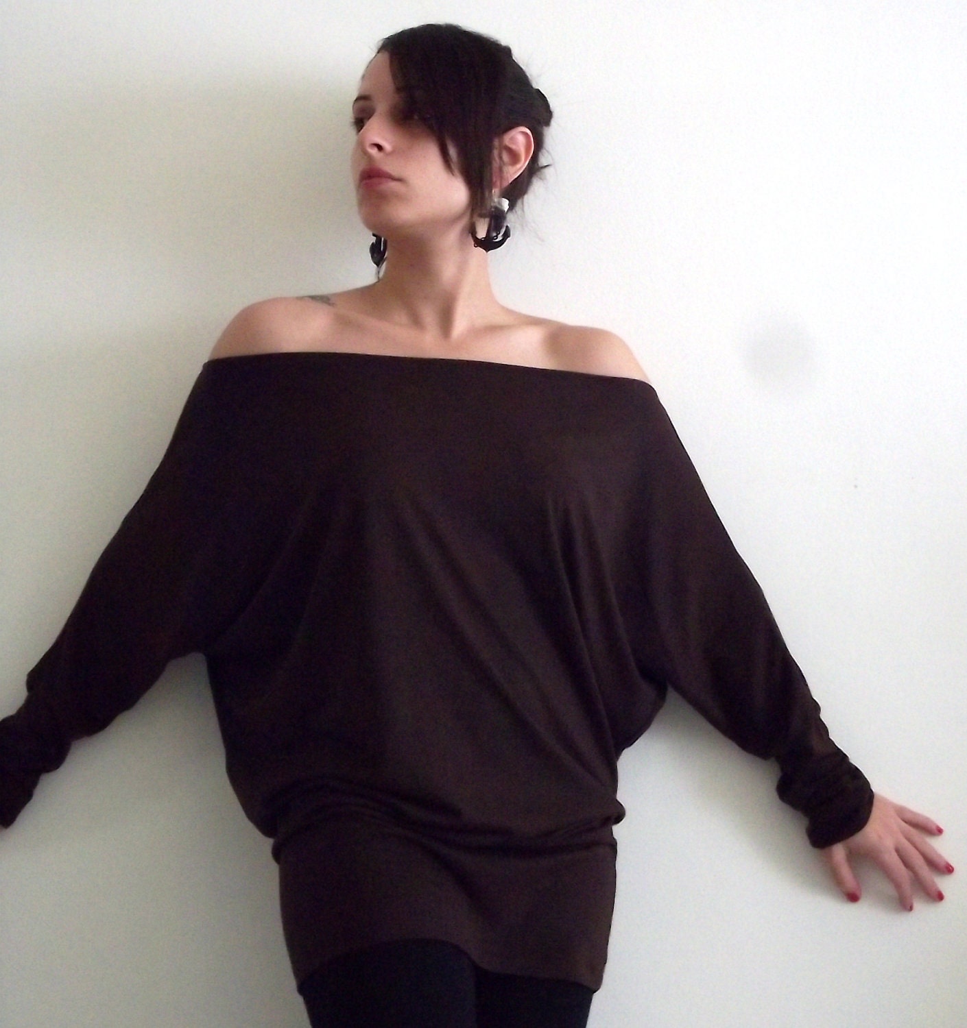 Plus size tunic/ Plus size clothing/ Long sleeve tunic top/  Plus size women clothing/ Women tunic top/ Maternity tunic top