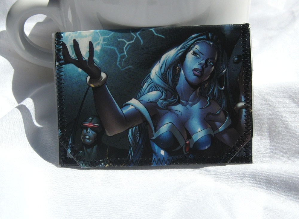 Recycled Comic ID,Bus or Metro Pass,Library Card Holder / Wallet