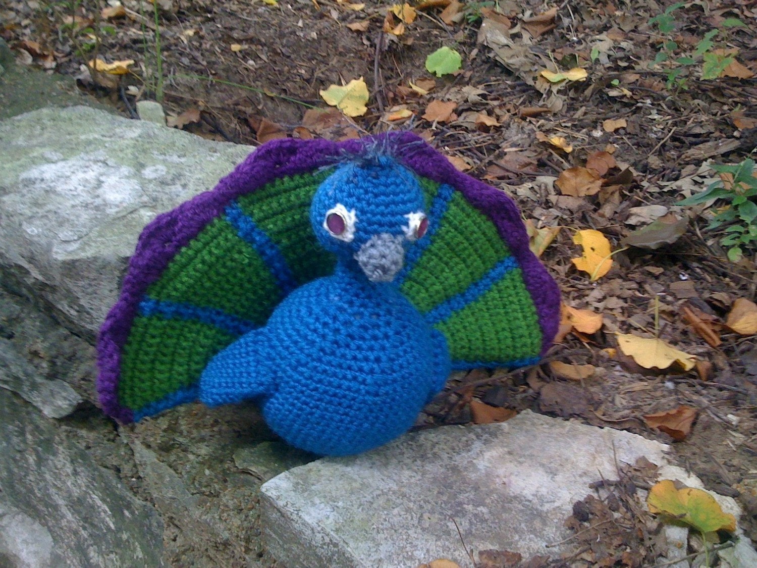 Percy the Peacock - Crochet Pattern Instructions