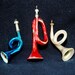 Christmas Ornaments - 1950's West German Ornaments - Set of 3