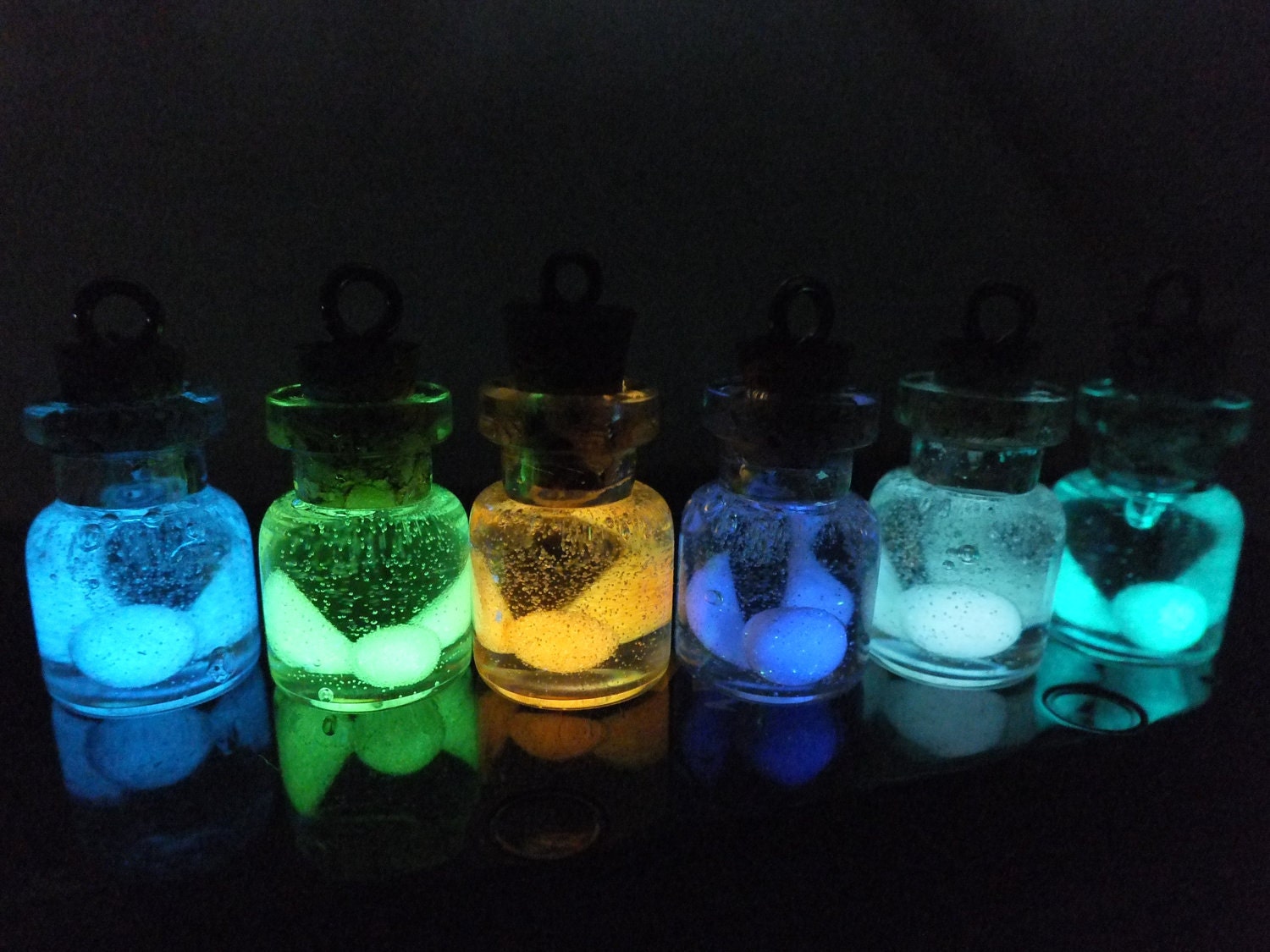 Legend of Zelda Glow In The Dark Fairy Necklace, Choice of Color