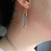 Super Mini Handblown Glass Resident Evil T Virus/Antigen Mixed Capsule Earrings