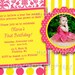 Pink Lemonade Custom Photo Birthday Invitation -  PRINTABLE INVITATION DESIGN