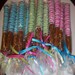 1 DOZEN -- SALE -- 12 Chocolate Dipped Pretzel Rods -- Wedding favors Bridal Shower favors Baby Shower favors