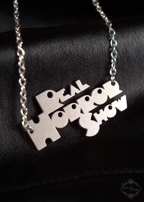Real Horror Show Clockwork Orange inspired necklace in silver stainless steel