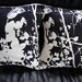 Throw pillow covers black and white tree design cushion shams UK designer fabric covers two 16 x 16  inch handmade