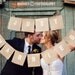 Just Married photo prop as seen in Gala Wedding Magazine