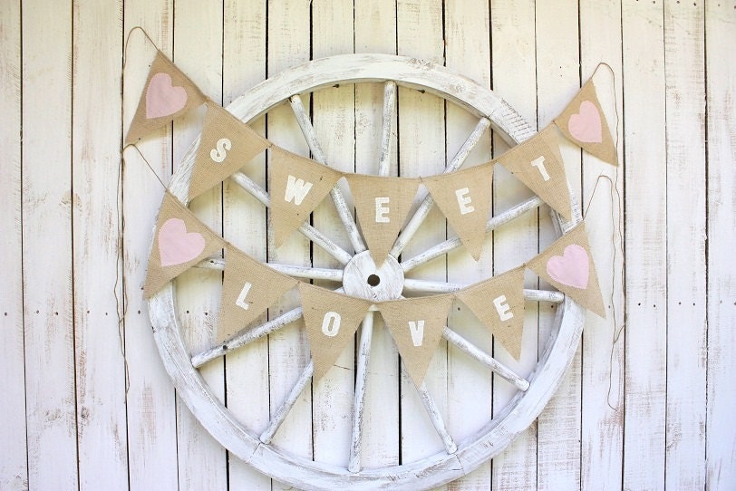 Sweet Love banner or photo prop