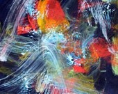 Custom Painting from a PONY // 16x20 // Acrylic Paint on Canvas // Abstract