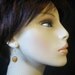 On Sale Amber Tibetan Silver Gemstone Earrings