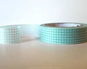 From Sweden Washi Tape Light Blue GRID (Chugoku) Paper Tape