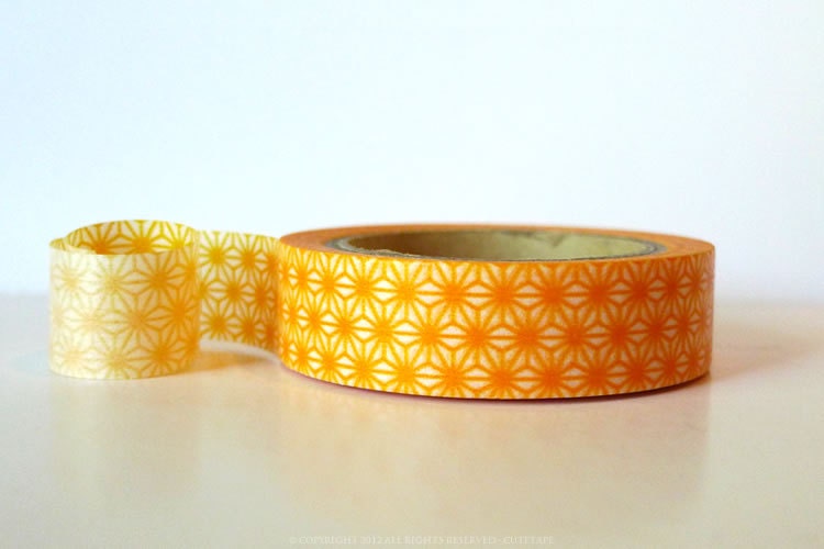 From Sweden Washi Tape Orange Geometric (Chugoku) Paper Tape