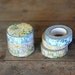 Floral Japanese Washi Tape Little Garden Paper Flower Pattern Set of 3
