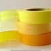 YELLOW Wedding Decorations Washi Tape with ORANGE - set of 3 also for Paper Crafts 147ft