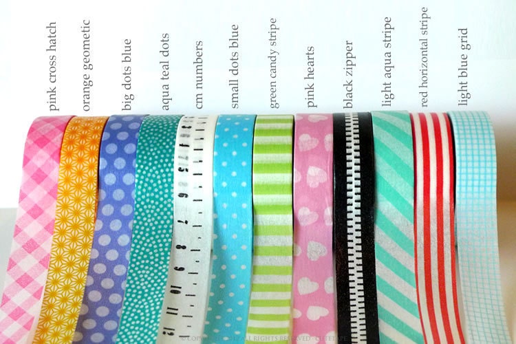 From Sweden Washi Tape Aqua Fan Dots (Chugoku) Paper Tape