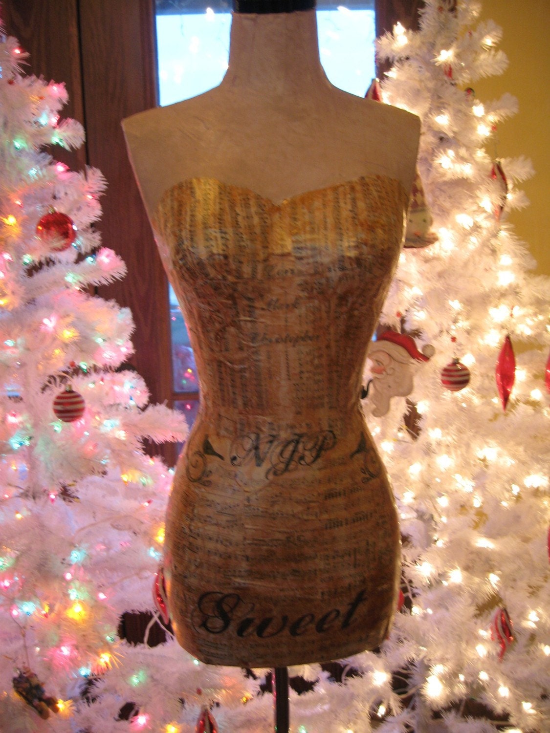 Vintage Inspired Dress Form Mannequin Mother's Day  Full Size  FREE SHIPPING/Layaway Available