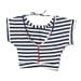 NEW COLOR Strips Open back  T-shirt choose your color