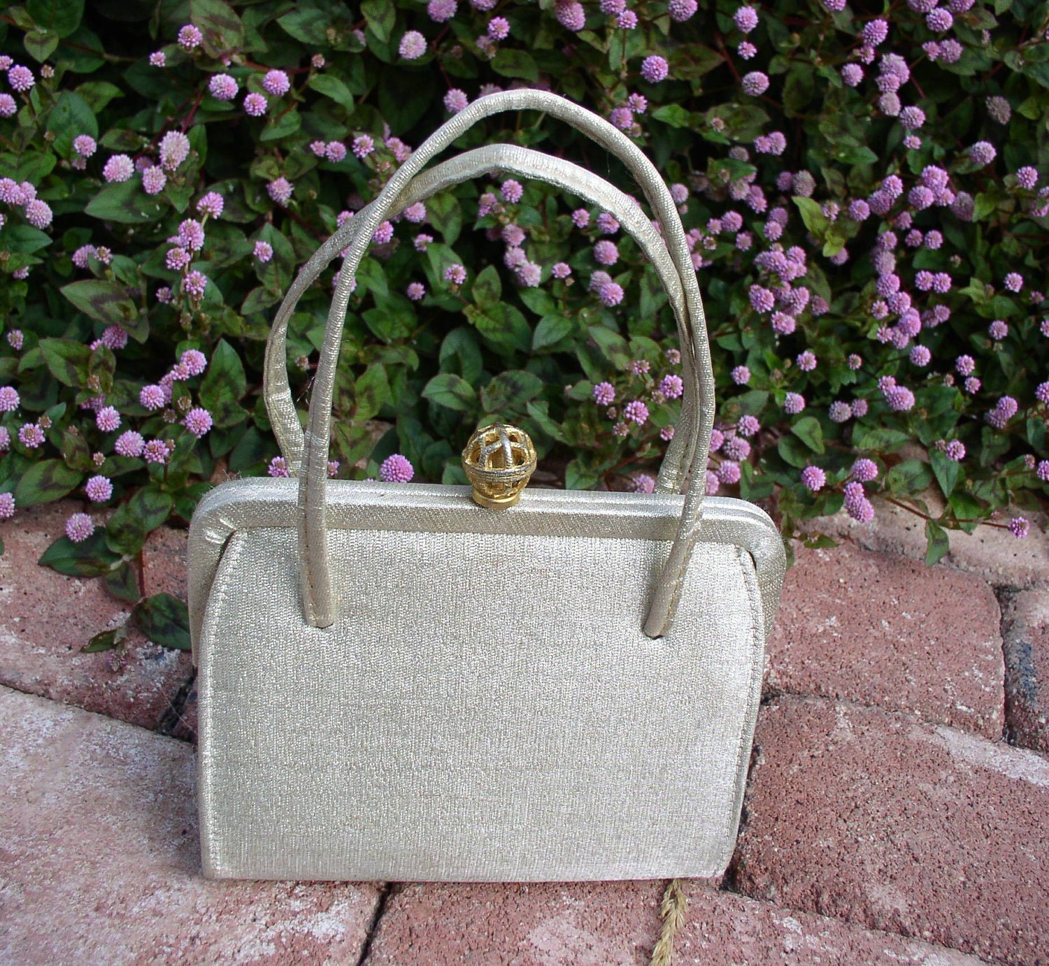 Vintage Handbag Gold Lame - Ideal brand