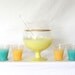Fabulous Vintage Sherbet Colored Frosted Glass Pitcher and Glasses Set