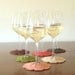 Hibiscus Stay on Coasters in Pink and Green - set of 6