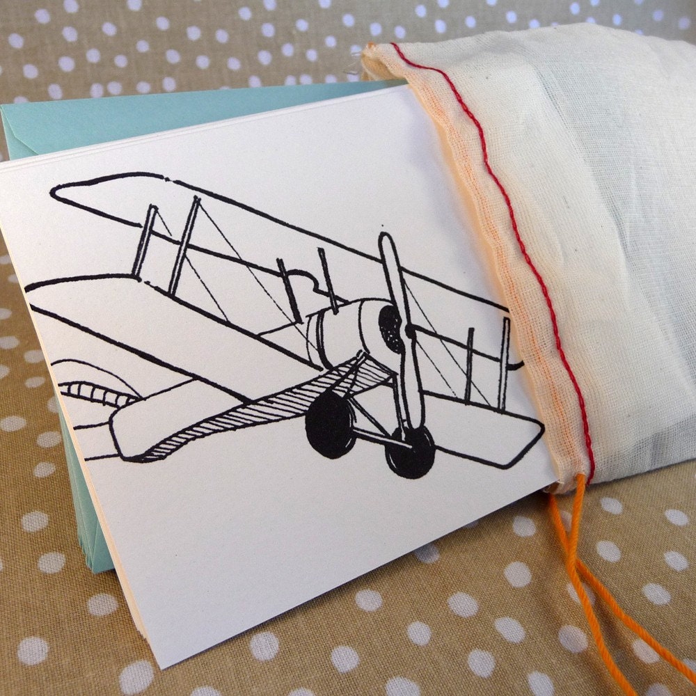 Up and Away Airplane Notecard Set