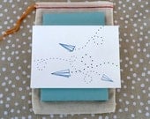 Paper Airplanes Notecard Set