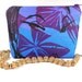 Reserved for Pam...One of a kind Blue and Purple EXOTIC FACE lil' fat bottom bag no.