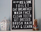 Morning Bus Roll Poster