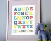 Letters & Numbers print