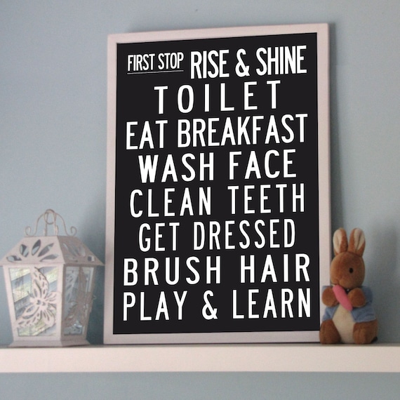 Morning Bus Roll Poster