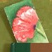 Bookmark - Original Handpainted Watercolor Red Poppy