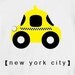 Organic New York City NYC Taxi Cab Onesie (0-6 month / 6-12 month)