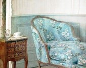 Tea at boudoir--original photo processed at PS ---8x8 inch print - FleurBonheur