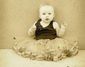 CUSTOM ORDER Satin Edged Princess Tutu- (6 months - 2T / 24 months)- You Pick the Color -  Great for Photography prop or Weddings