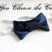 Mini Guy Satin BOWTIE - You Choose the Color - (Newborn - 3 months) - Baby Boy Toddler - Wedding - Photo Prop
