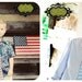 Little Guy Necktie Tie - LIBERTY Collection - (4- 6 years) - Baby Boy Toddler - Wedding - Photo Prop- 4th of July