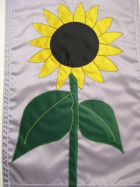 Sunflower Garden Flag by CornucopiaMoon on Etsy