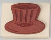 DeStash Impression Obsession Patriotic Uncle Sam Rubber Stamp