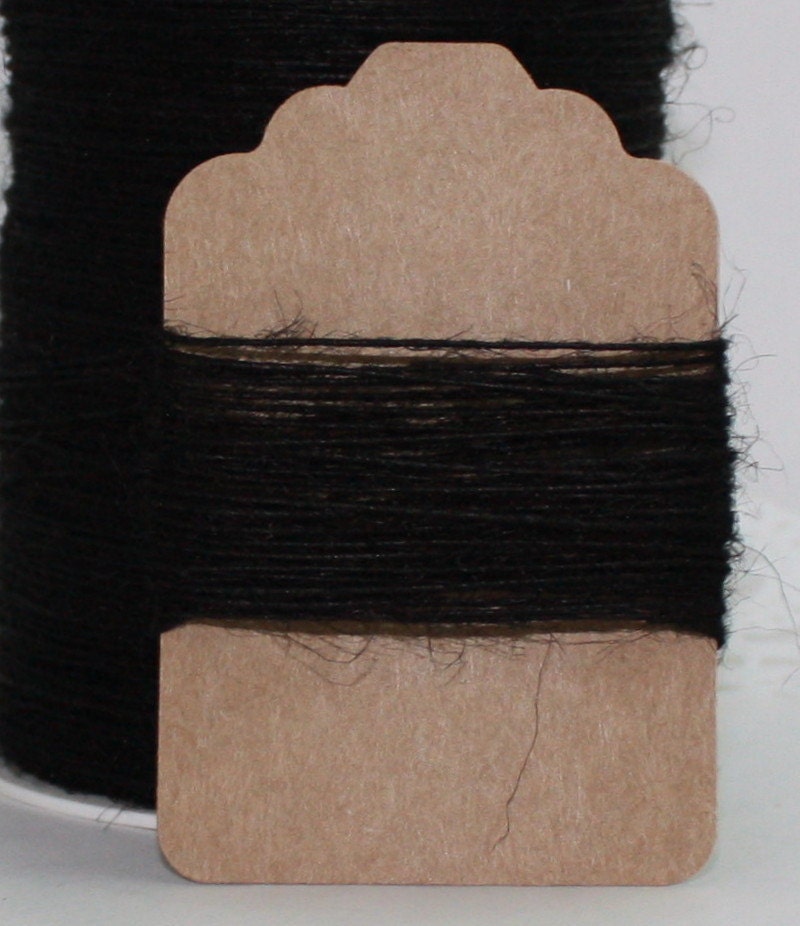 Black Natural Burlap Twine String - 10 yards