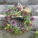 Succulent Wreath Round 14 inch LIving Mosaic Cold Hardy