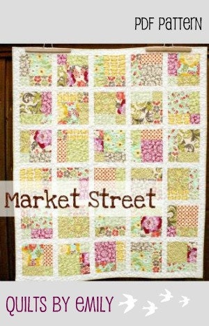 Market Street - Modern Quilt Pattern - PDF file