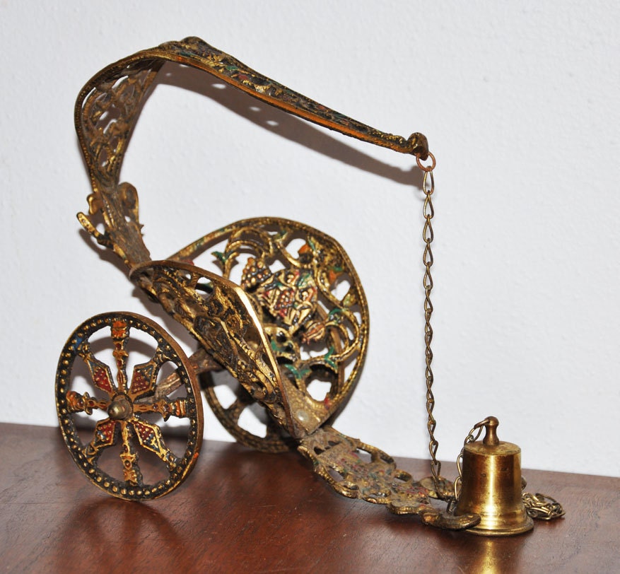 Beautiful Antique Jerusalem Candle Holder